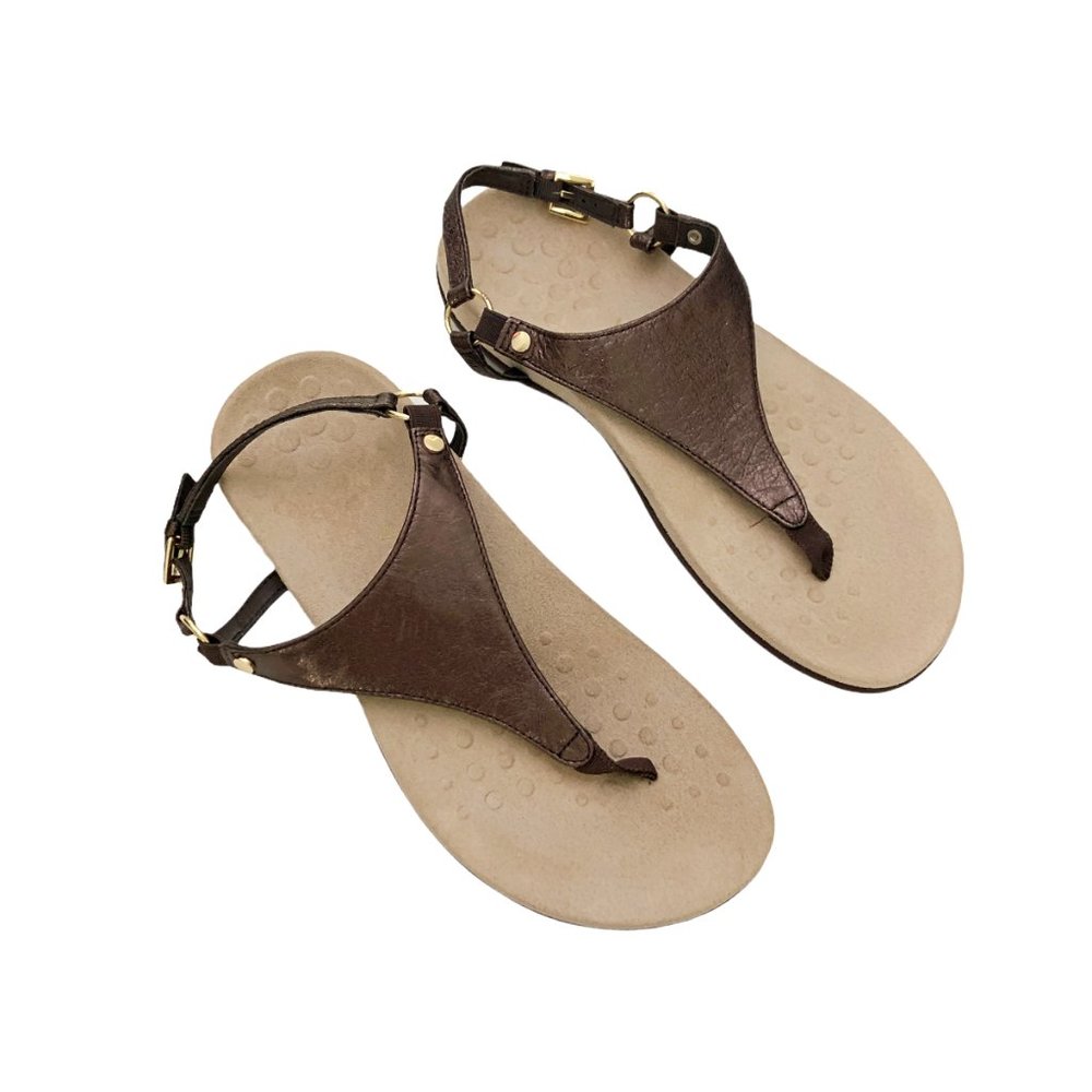 VIONIC Women's Casula Brown Thong Sandal 8
